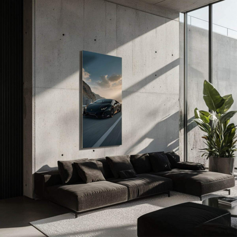 Lamborghini Dibond Matt Art