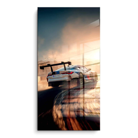 Voiture de course BMW PVC Brillant