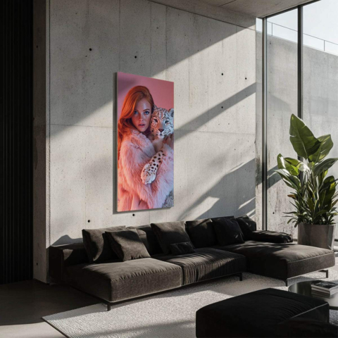 Freckled Beauty Dibond Matt Art