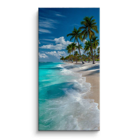 Tropical Beach Canvas Art