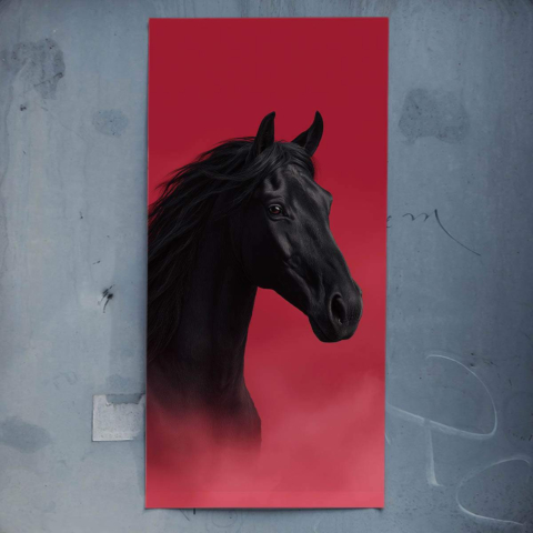 Black Horse Poster Art