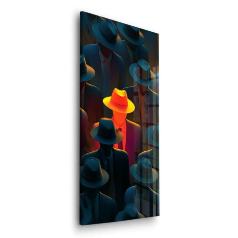 Mysteriöser Anführer Acrylglasbild