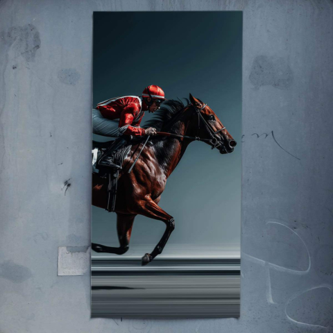 Jockey Race Poster Art