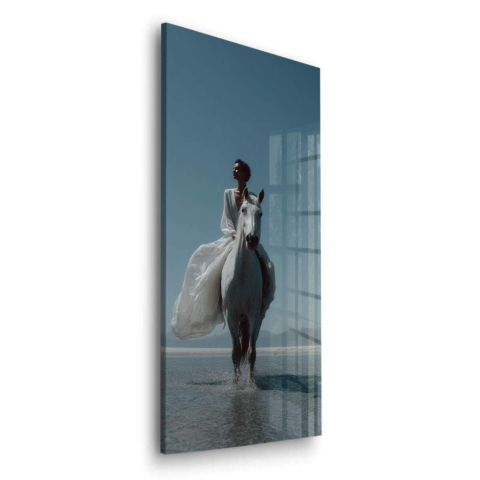 Robe Blanche Verre Acrylique