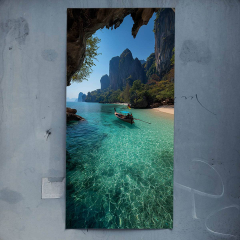 Lagune Azure Affiche