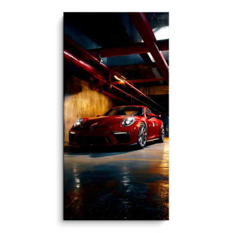Red 911 Carrera PCV Matowy