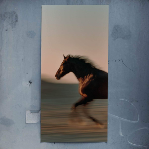 Laufendes Poster PVC Matt