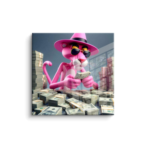 Pink Panther's Fortune PVC Gloss Art