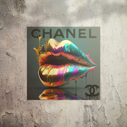Luxe Lip Poster Poster