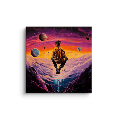 Kosmische Traumlandschaft Leinwandbild
