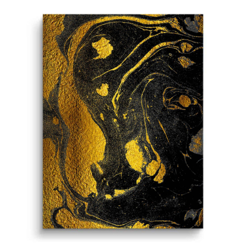 Trazos en oro y negro PVC Mate Art