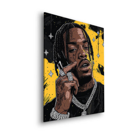 Urban Vibe Portrait Dibond Leinwandbild