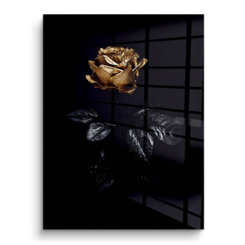 Rosa de Oro PVC Brillante