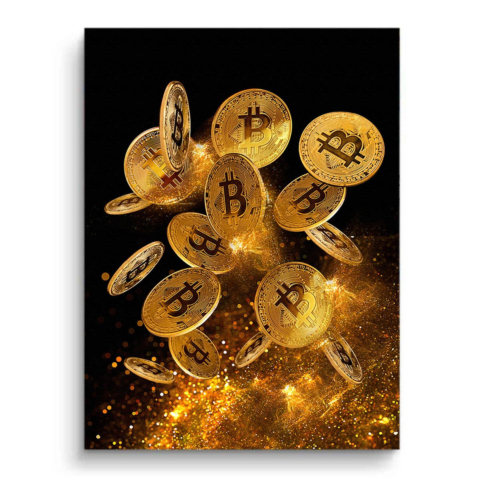 Bitcoin Leinwandbild