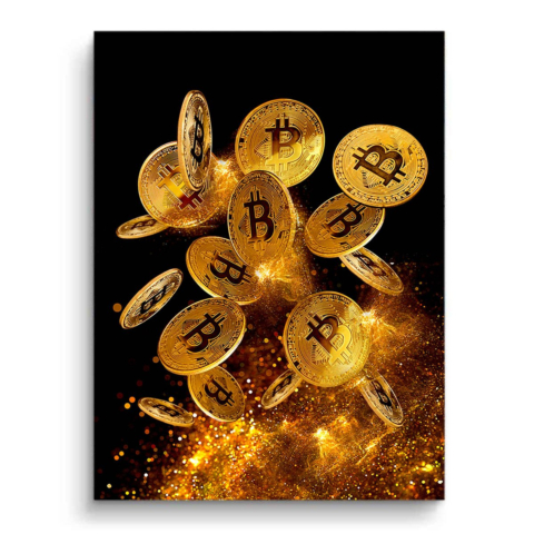 Bitcoin Arte PVC Mate