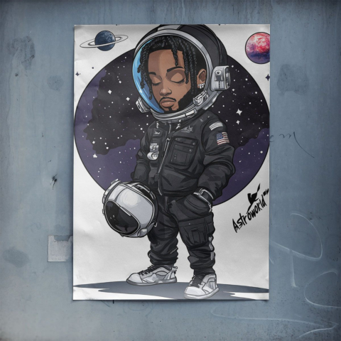 Traum vom Astronauten Poster