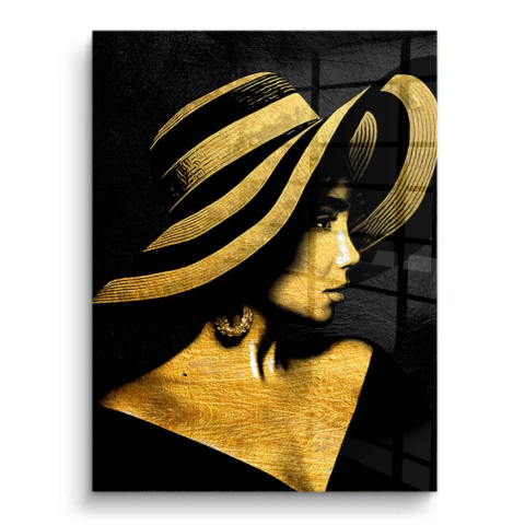 Mujer Arte PVC Brillante