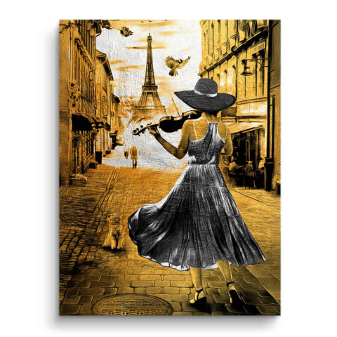 Parisian Muse Canvas Art