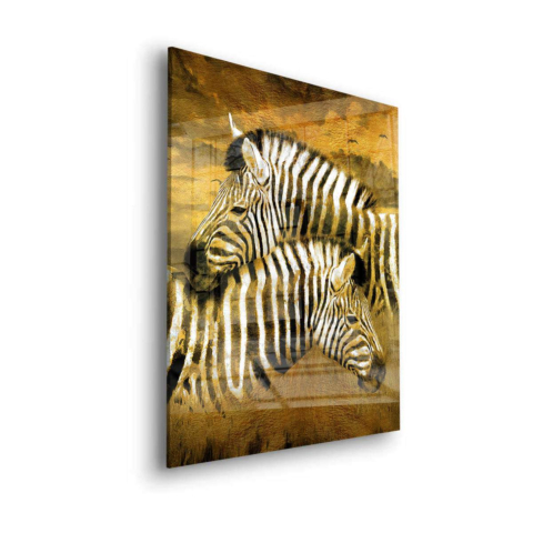 Zebras Vidrio Acrílico