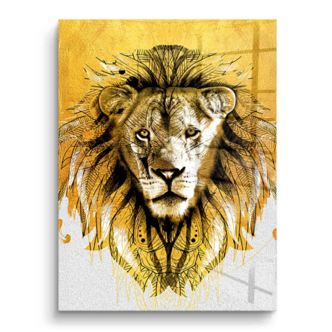 León Majestuoso PVC Brillante