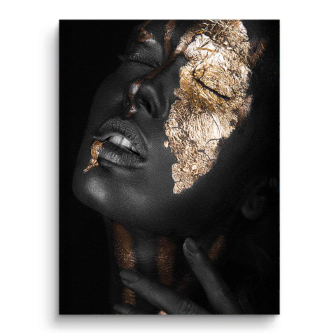 Feuille d'or Tableau sur Toile
