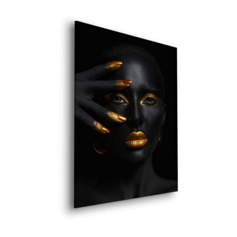 Goldener Glamour Dibond Matt