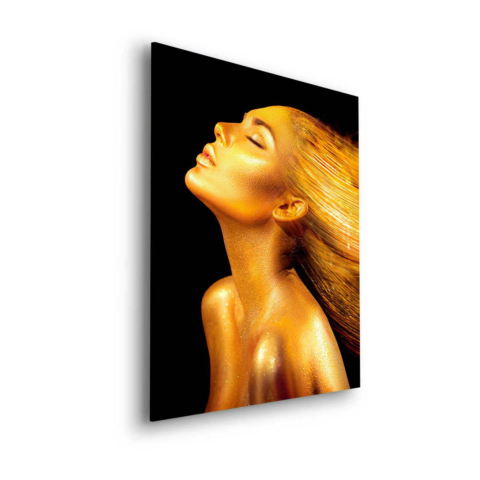 Goldene Aura Dibond Matt