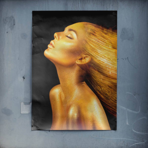 Goldene Aura Poster