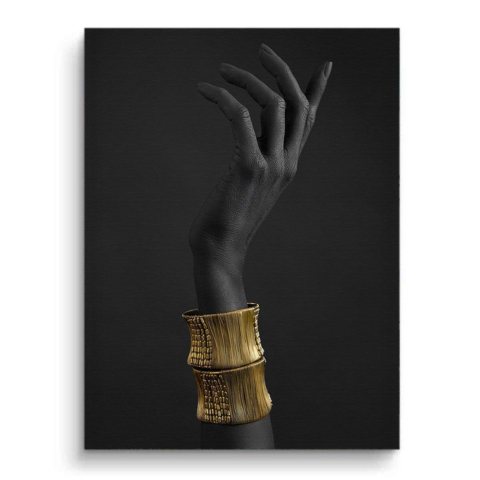 Goldene Manschetten Leinwandbild