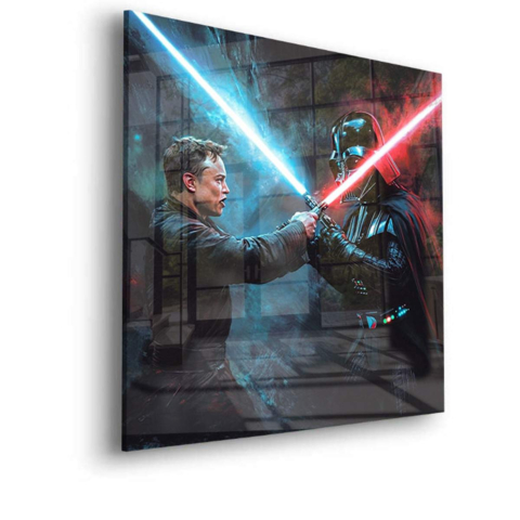 Galaktisches Duell Acrylglas
