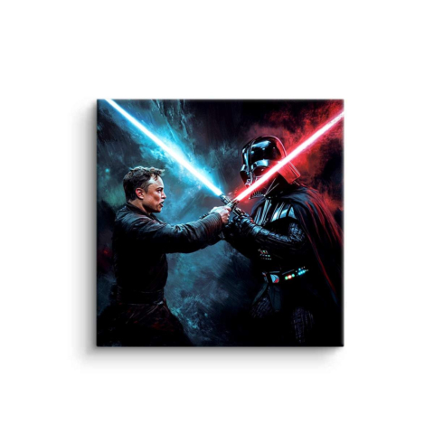 Galactic Duel PVC Mat Art
