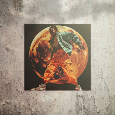 Kosmischer Groove Poster