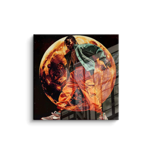 Kosmischer Groove PVC Glänzend