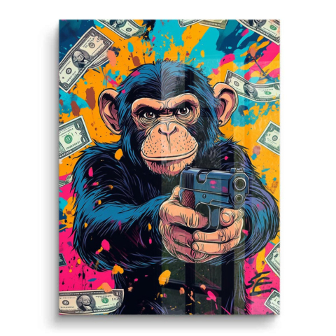 Urban Jungle Wächter PVC Glänzend