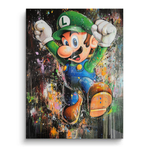 Lebendiger Luigi Sprung PVC Glänzend
