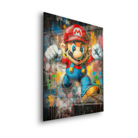 Dynamischer Mario Acrylglas