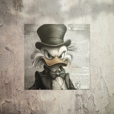Canard Élégant Poster
