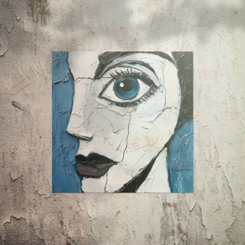 Muse Bleue Poster