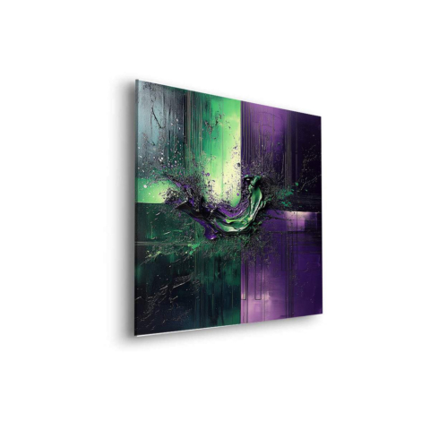 Éclaboussure Éthérée Art Dibond PVC Mat