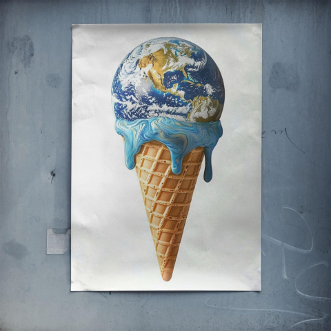 Earth Cone Delight Poster Art