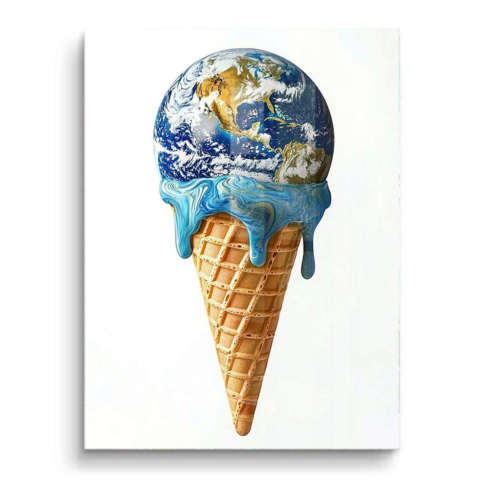 Earth Cone Delight PVC Gloss Art