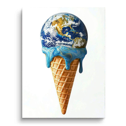 Earth Cone Delight PVC Mat Art