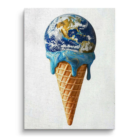 Earth Cone Delight Canvas Art