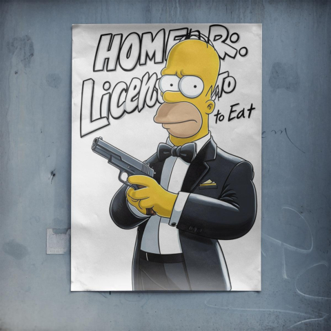 Le Permis de Manger d'Homère Poster