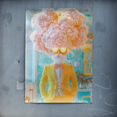Elegancia Nublada Póster