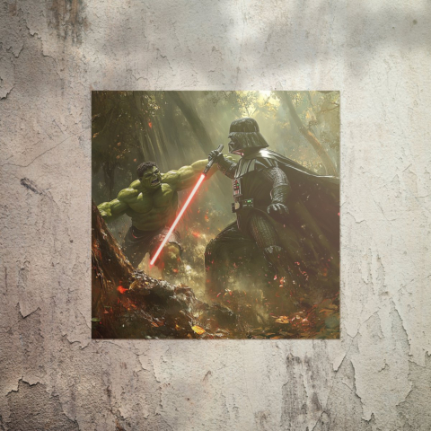 Epickie Starcie: Hulk kontra Vader Plakat