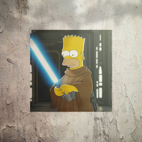 Jedi Bart Plakat