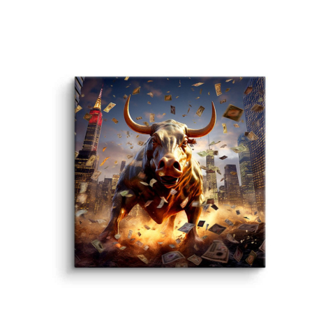Bull Market Fury PVC Mat Art