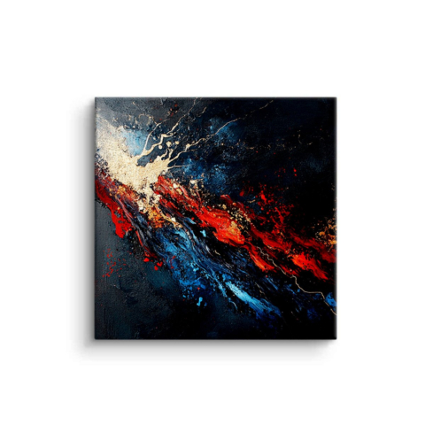 Kosmische Flamme Leinwandbild