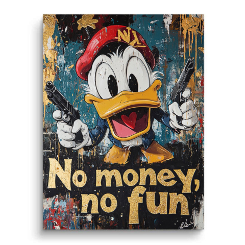 Pato Rebel Arte en PVC Mate